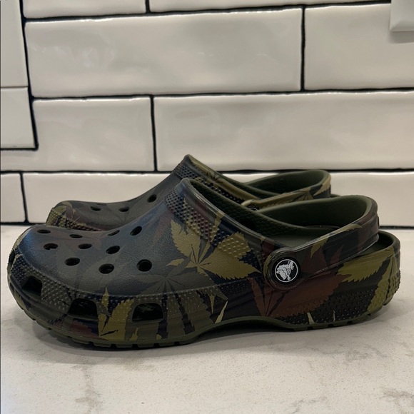 Crocs Unisex Adult Hemp Clog Camouflage Slip On - Picture 7 of 16